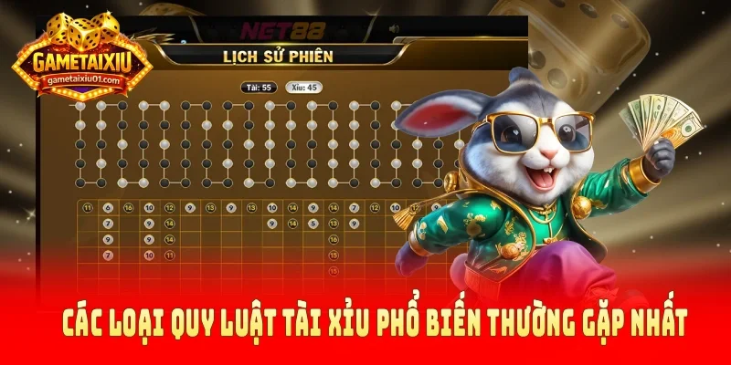 Các loại quy luật tài xỉu phổ biến thường gặp nhất