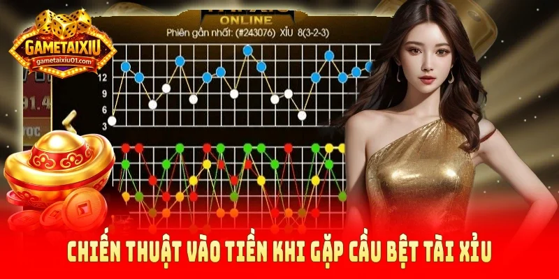 Chiến thuật vào tiền khi gặp cầu bệt tài xỉu